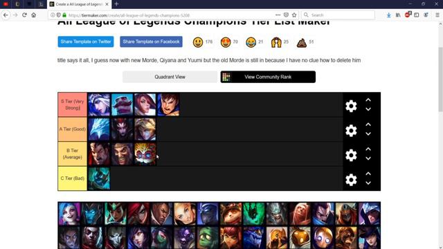 Legends Of Runeterra Champion Tier List!