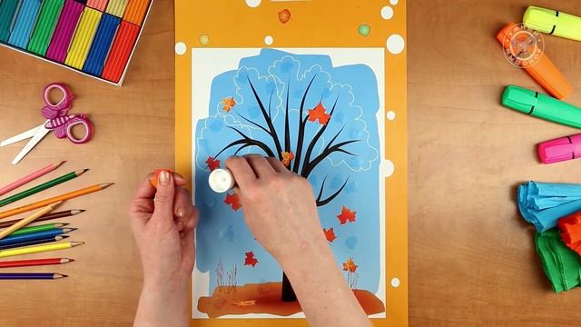 Раскрашивание, Лепка, Аппликация 4+ 01 Осеннее дерево смотреть онлайн