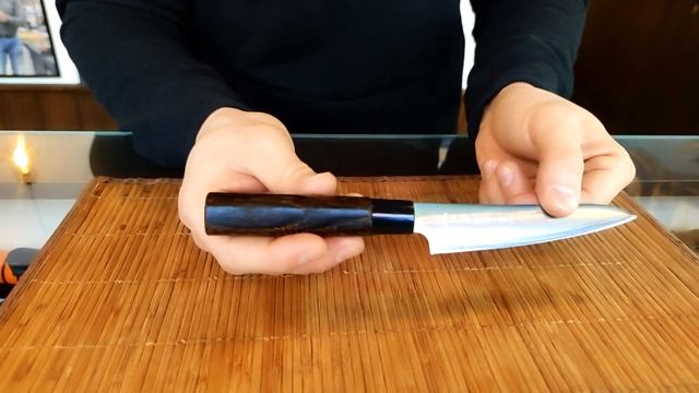 Обзор универсального ножа серии TOJIRO Zen Black (FD-1562) смотреть онлайн