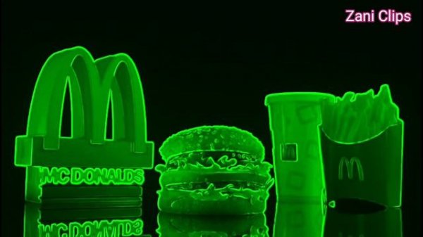 McDonalds Super BigMac Meal Special Zani Logo Effects!
