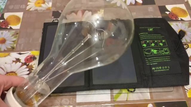 Солнечная панель и лампа 1000 Вт. смотреть онлайн