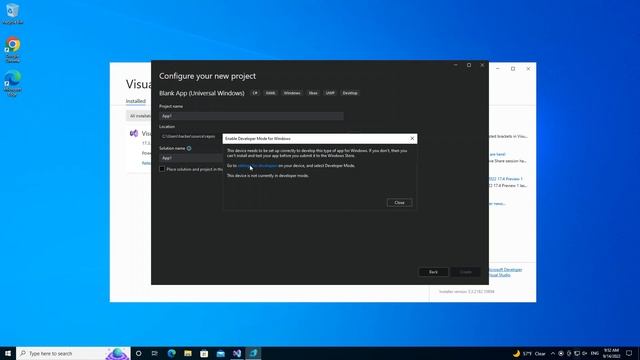 UWP Project With Blend For Visual Studio 2022