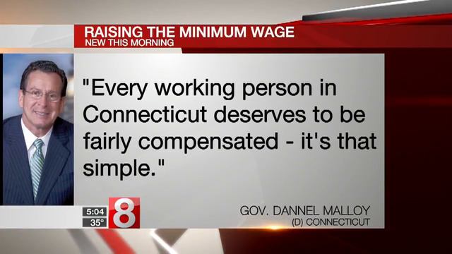 Malloy on committee's approval of minimum wage bill смотреть онлайн