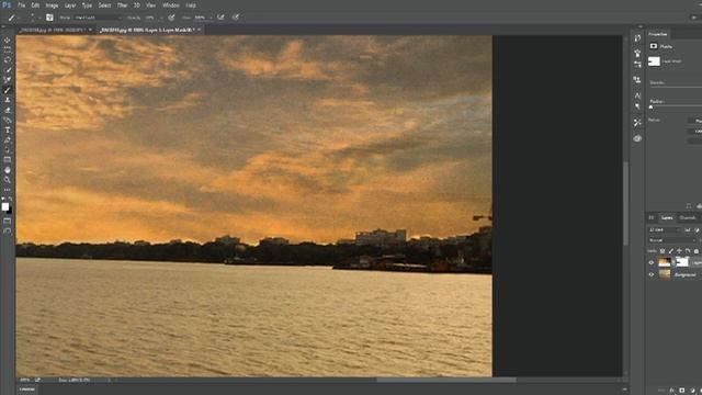 Background replacement & sky replacement easiest technique using layer mask.