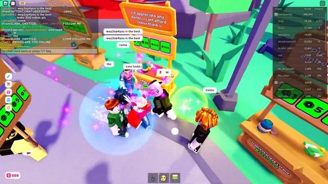 Confronting SCAMMERS in Roblox Pls Donate... смотреть онлайн