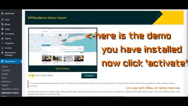 WP Residence Wordpress Theme - How to Import Main Demo Content смотреть онлайн