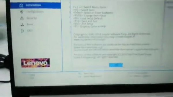 Default Boot Device Missing or Boot Failed