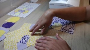 Пэчворк - блок лоскутной техники "Пазлы"