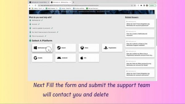 How to Delete bethesda Account