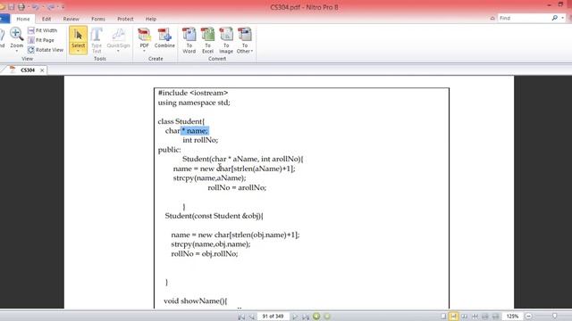 Shallow and Deep copy|Destructor|THIS pointer||Lec 9 CS304 OOP C++| Urdu/Hindi смотреть онлайн