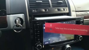 Установка магнитолы в Touareg. Installing radio in the Touareg.
