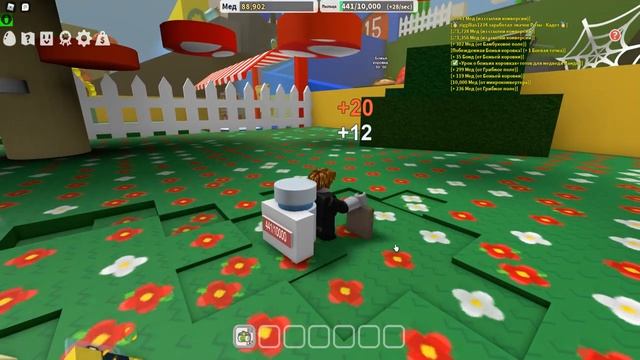 ПЧЕЛЫ НА РУССКОМ ЯЗЫКЕ!!! - КРУТОЙ СИМУЛЯТОР ПЧЕЛ В ROBLOX Bee Swarm Simulator смотреть онлайн