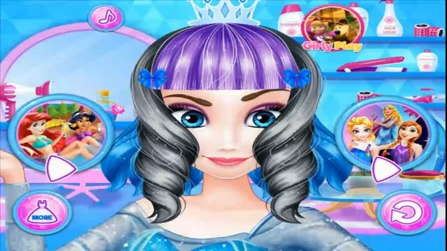 Ice Princess Hair Salon | Games for Girl смотреть онлайн