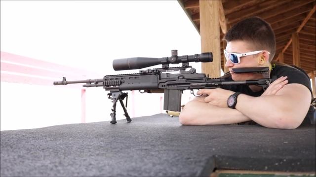 M-14 EBR Bench Shooting смотреть онлайн