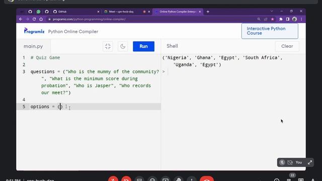 Python - Data Structures: Lists, Tuples --- Session: 14 March 2023, 9 PM смотреть онлайн
