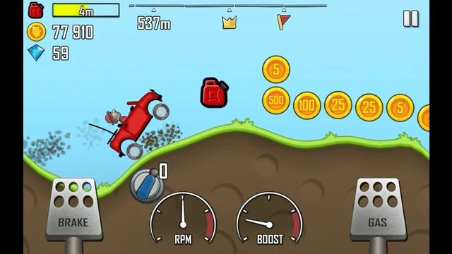 Купила кроссовой мотоцикл за 75.000$ в Hill Clumb Rasing!!! Hill Climb Racing (2)!!!! смотреть онлайн