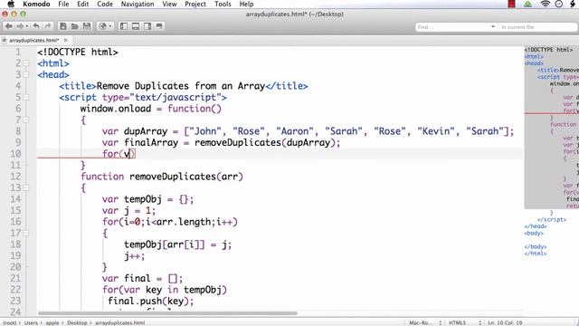 JavaScript: Remove Duplicates from an Array using Magical JavaScript Objects (Key/Value Pairs) смотреть онлайн