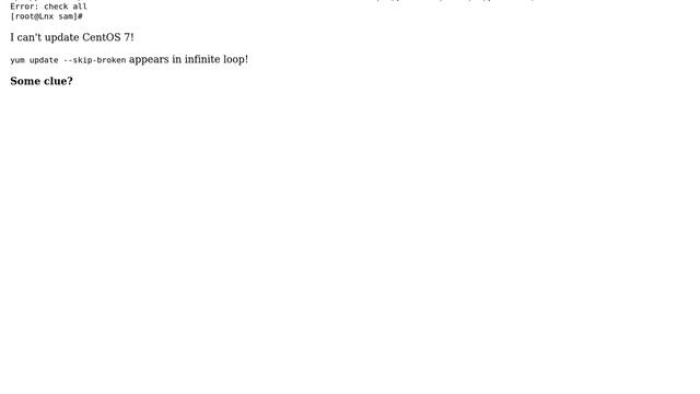Problem updating CentOS 7, ipa-client conflicts freeipa-client смотреть онлайн