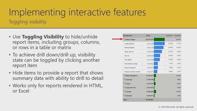 Power BI Paginated Reports in a Day - 18: Adding Interactive Features - Part 1 смотреть онлайн