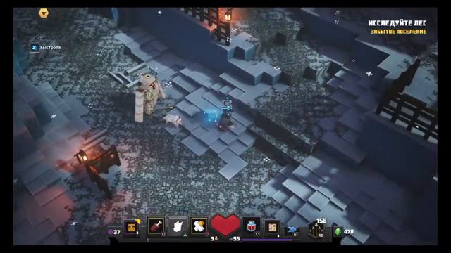 Прохождение Minecraft Dungeons - DLC Суровая зима (Часть 2) смотреть онлайн