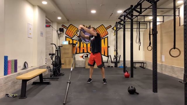 Твист с штангой стоя смотреть онлайн