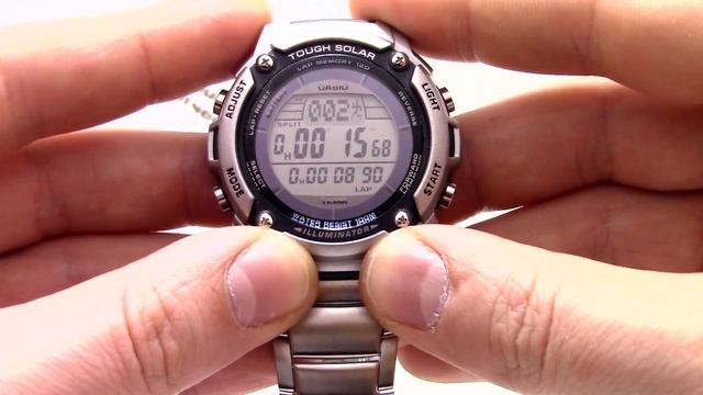 Часы Casio Illuminator W-S200HD-1A - Инструкция, как настроить от PresidentWatches.Ru смотреть онлайн