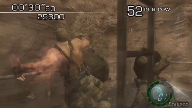 Resident Evil 4 | The Mercenaries • Jack Krauser - Military Base (106.040) смотреть онлайн