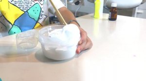 Слайм из пены для бритья, делаем сами