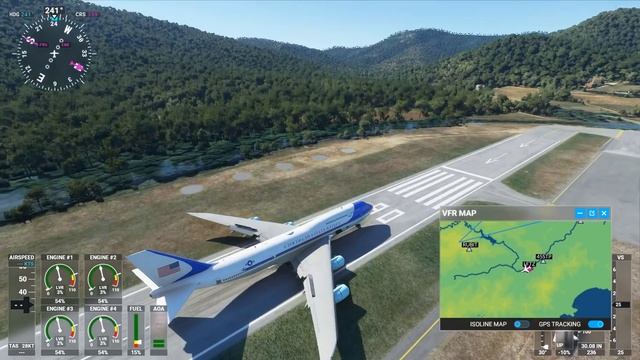 Flying The Air Force One In Microsoft Flight Simulator 2020 смотреть онлайн