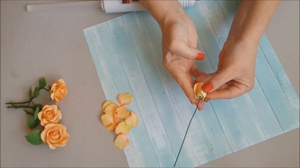 Розы из фоамирана// Интерьерные розы// DIY Mellas