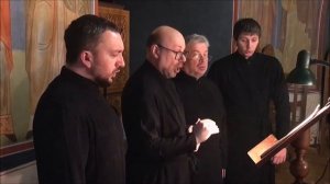 "Блаженны" знаменного распева