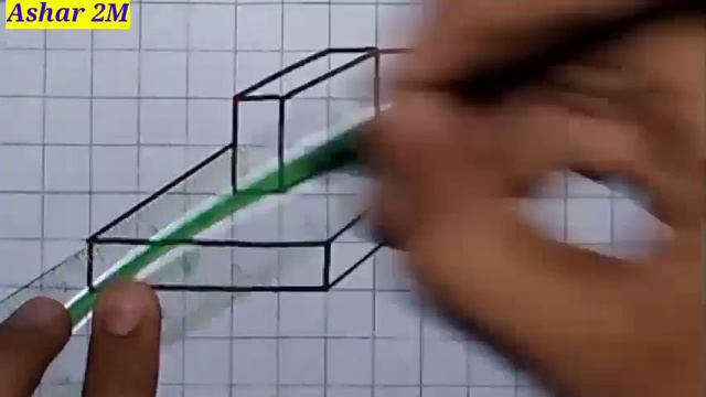Graph Paper Art / Designs / illusions / Drawings for Beginners || Ashar 2M смотреть онлайн