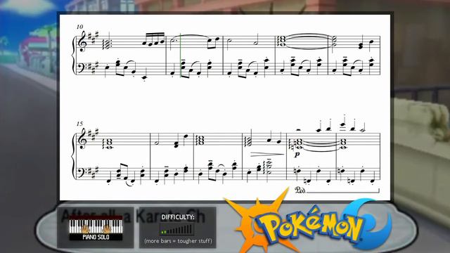 "Hau'oli City" (from "Pokémon SM") || Easy Piano Sheet Music!~ смотреть онлайн
