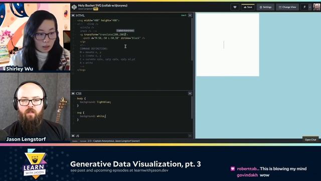 Generative Data Visualization, pt. 3 (with Shirley Wu) — Learn With Jason смотреть онлайн