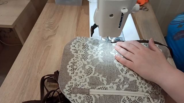 Льняная сумочка. Обучение раскрою и пошиву. смотреть онлайн