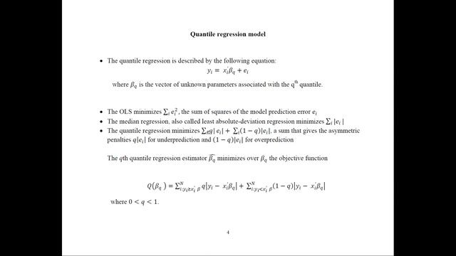 Quantile Regression смотреть онлайн