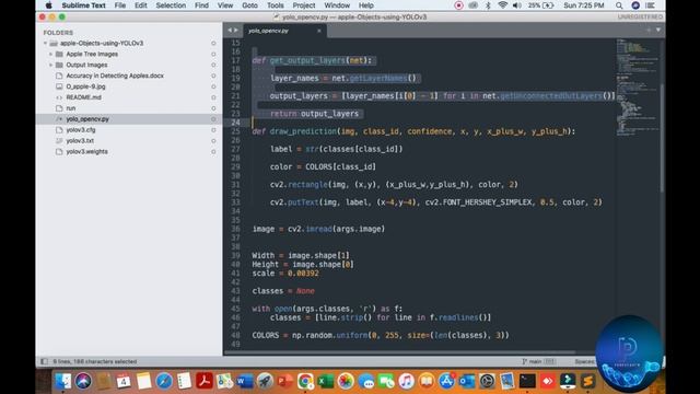 Object Detection: Apple Detection using YOLOv3 and OpenCV Python смотреть онлайн