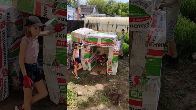 Апгрейд дома из ТЕХНОПЛЕКСА- полы из ламината! ПРИКОЛ!#каркас #прикол#дом из техноплекса#техноплекс