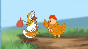 Весёлый Мультфильм "Болтливая утка"!