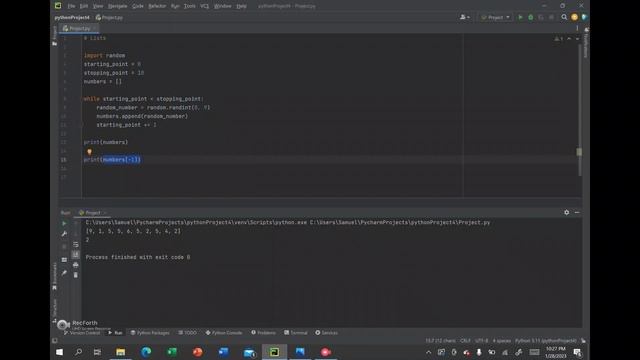 Python Lists смотреть онлайн