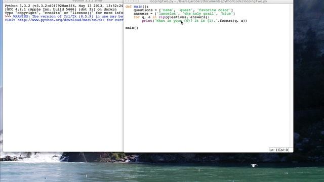 PY 4U 44: Iterating Over Two Sequences смотреть онлайн