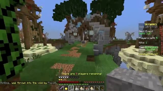 СТРАННАЯ КАРТА   Minecraft Скай Варс Mini Game