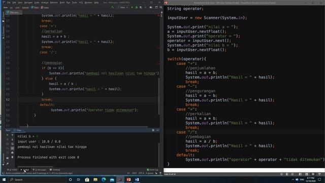 Kelas Terbuka [Kode Java] – 23 Latihan Kalkulator Switch Case смотреть онлайн