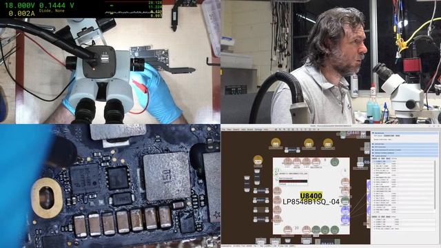 #1666 Macbook A1708 - Liquid Damage To Backlight And Camera Controller Areas - Successful Fix