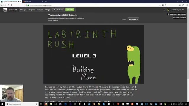 Ludum Dare 41 "Finished" Game Play смотреть онлайн