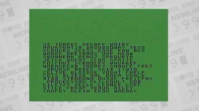 TI-99 Speech Synthesizer sings random words - Newline99 Sidequest смотреть онлайн