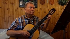 Плещут холодные волны (Неизвестный автор) на гитаре. Обработка Олега Копенкова