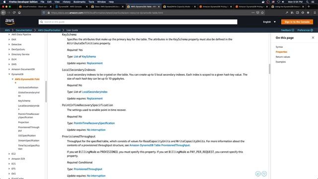 Building And Debugging A DynamoDB Table