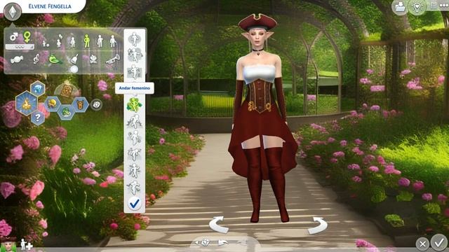 Elvene Fengella's CAS Test - Sims 4 Custom Character смотреть онлайн