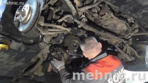 Замена заднего сальника коленвала Ауди А4